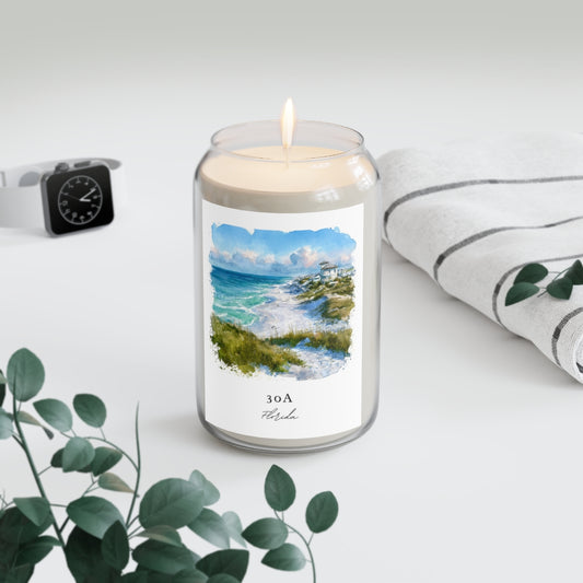 30a, Florida scented soy candle