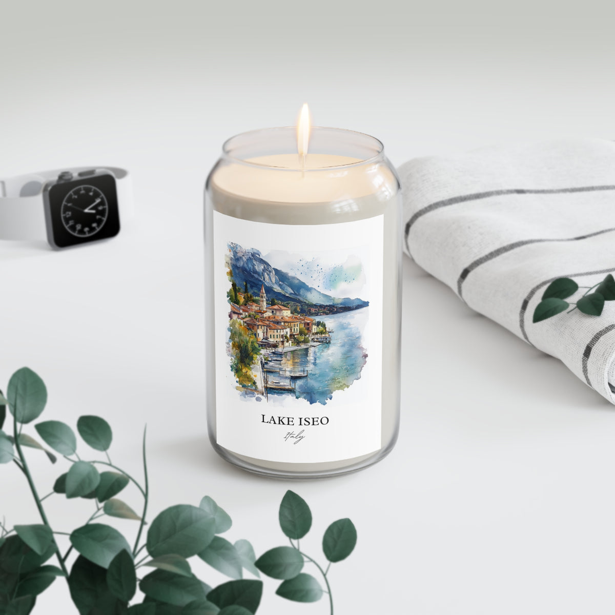 Lake Iseo, Italy Scented Soy Candle