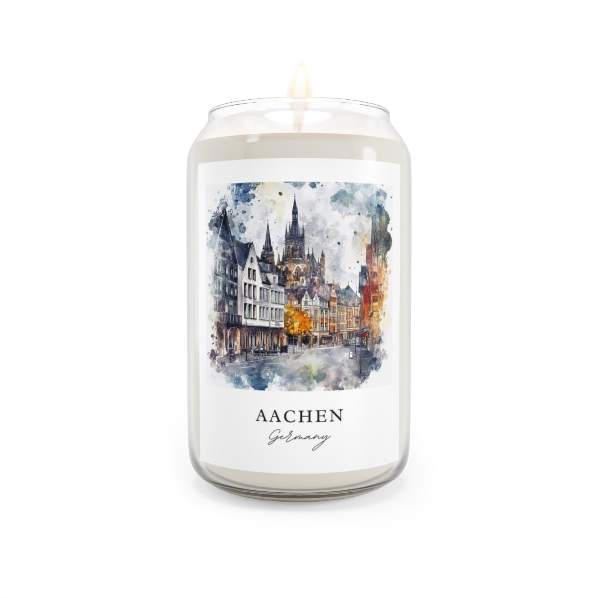Aachen, Germany scented soy candle