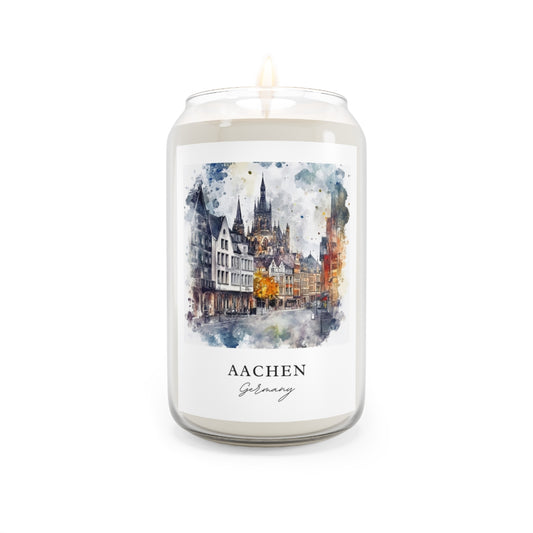 Aachen, Germany scented soy candle