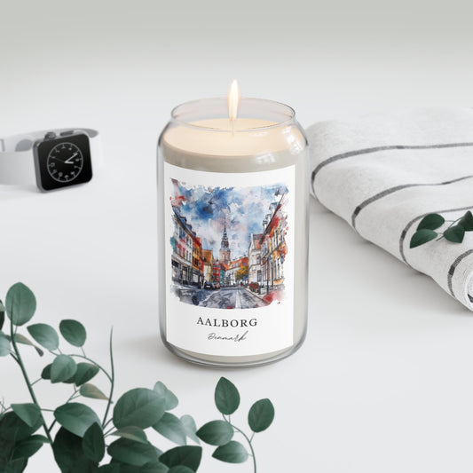 Aalborg, Denmark scented soy candle