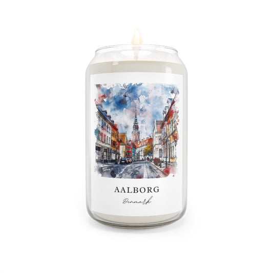 Aalborg, Denmark scented soy candle