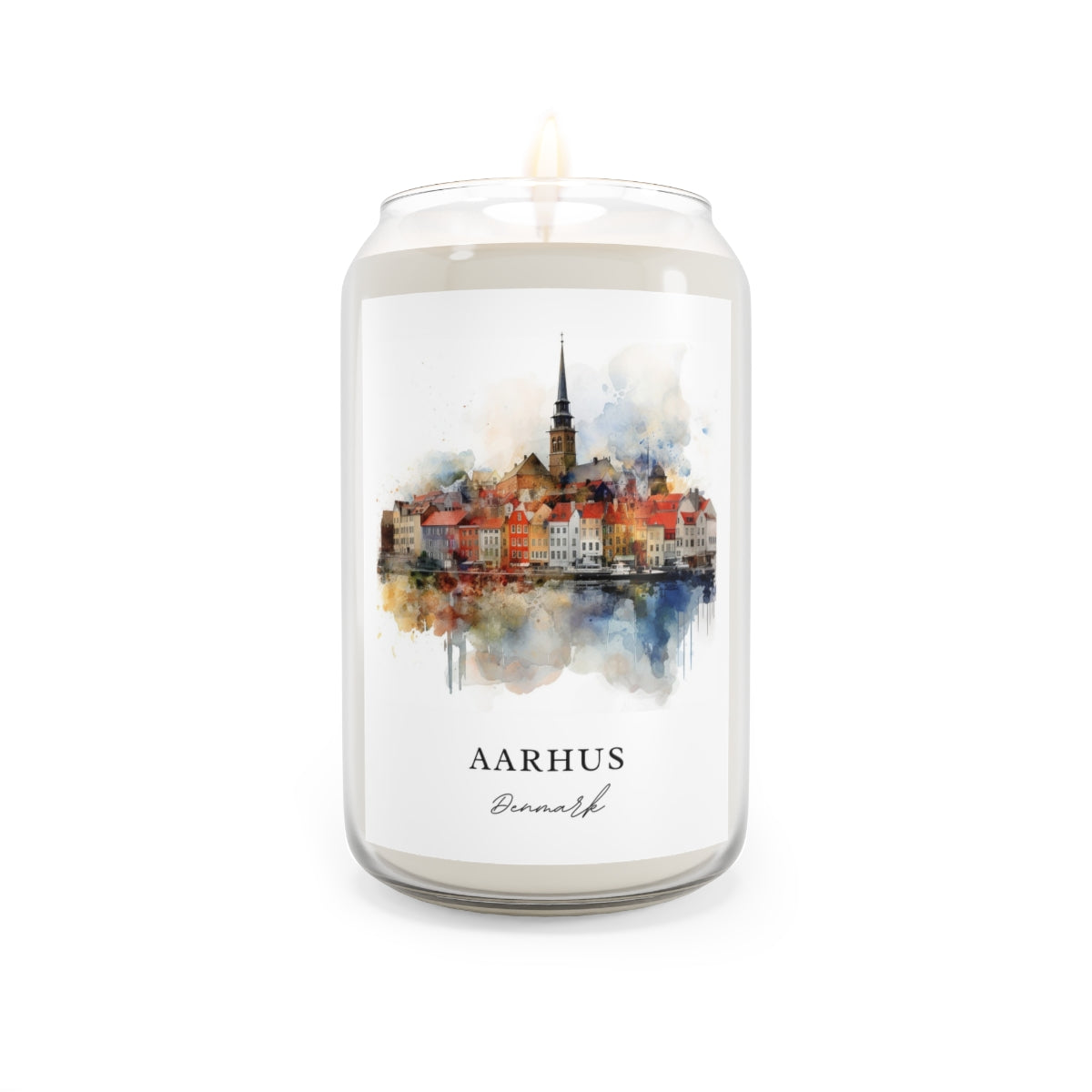 Aarhus, Denmark scented soy candle