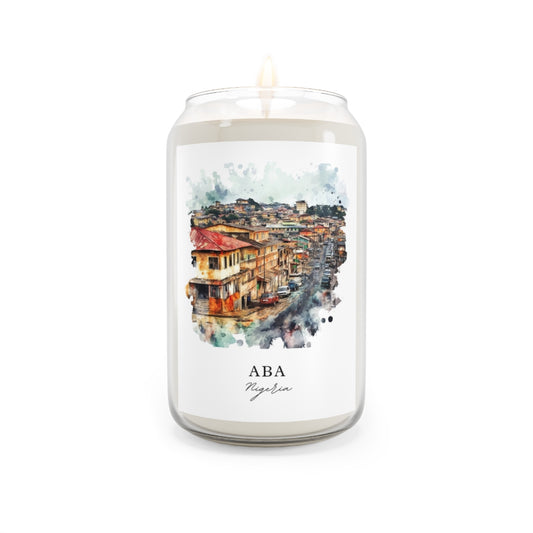 Aba, Nigeria scented soy candle