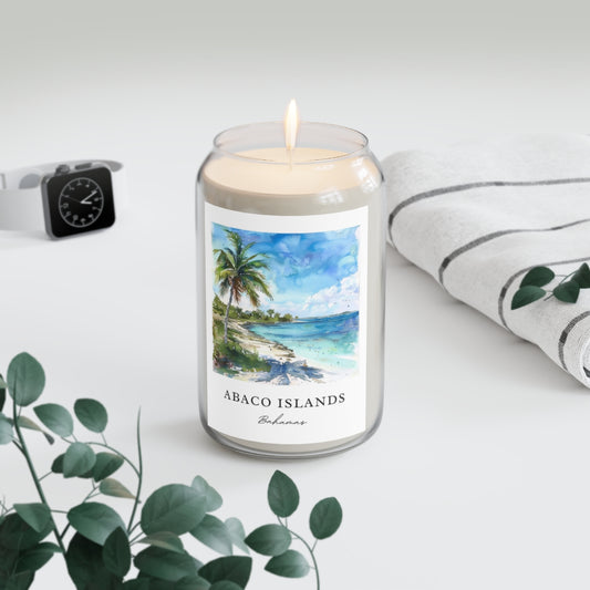 Abaco Islands, Bahamas scented soy candle