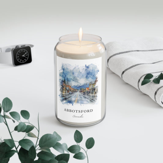 Abbotsford, Canada scented soy candle