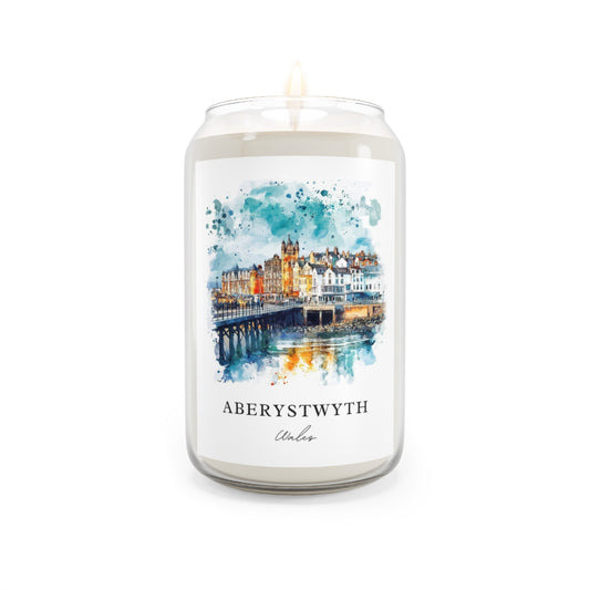 Aberystwyth, Wales scented soy candle