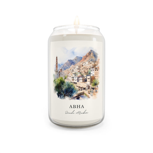 Abha, Saudi Arabia scented soy candle