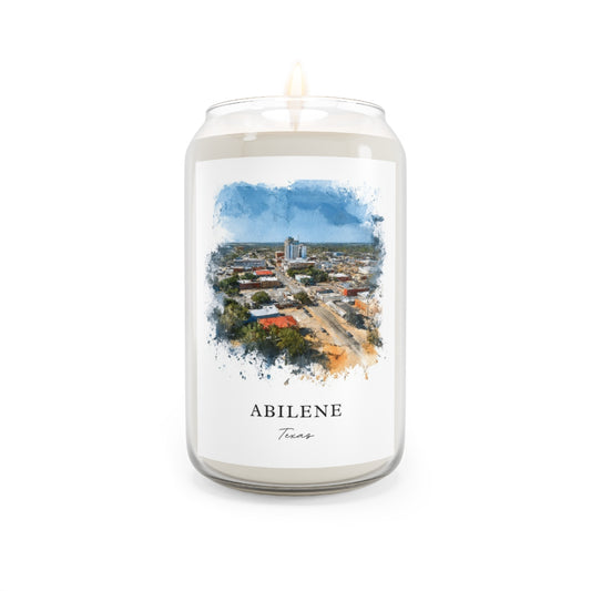 Abilene, Texas scented soy candle