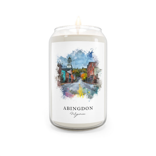 Abingdon, Virginia scented soy candle