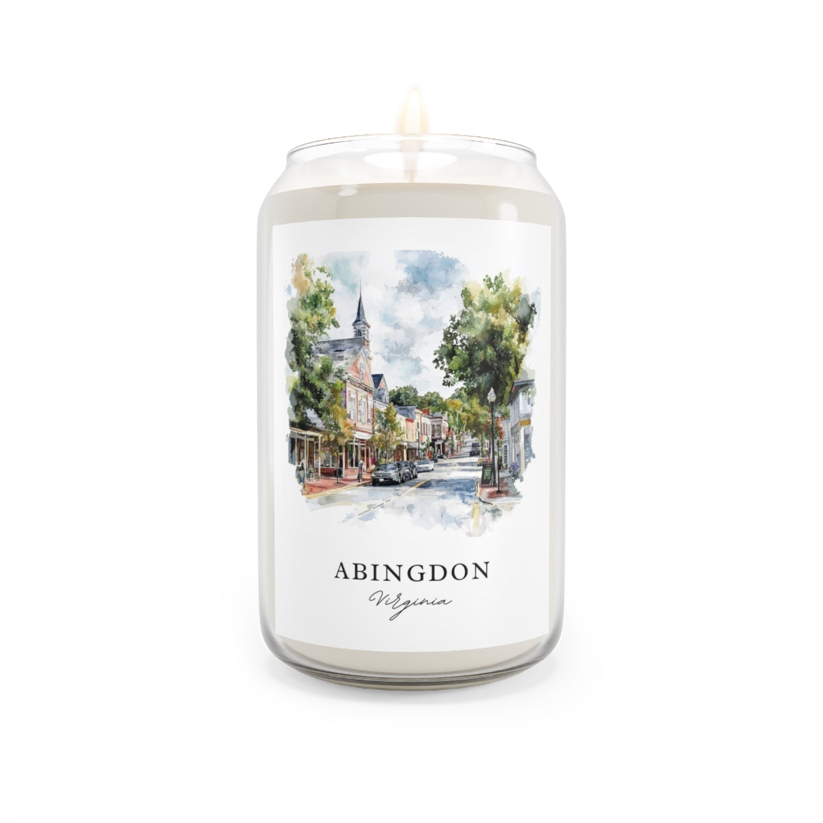 Abingdon, Virginia scented soy candle