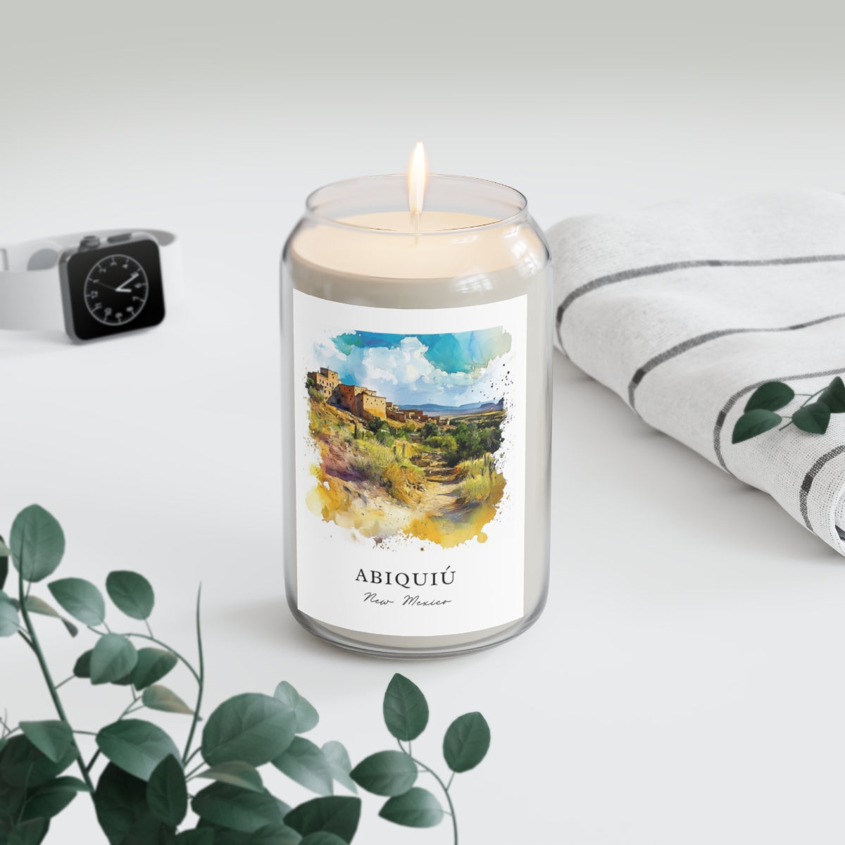 Abiquiú, New Mexico scented soy candle