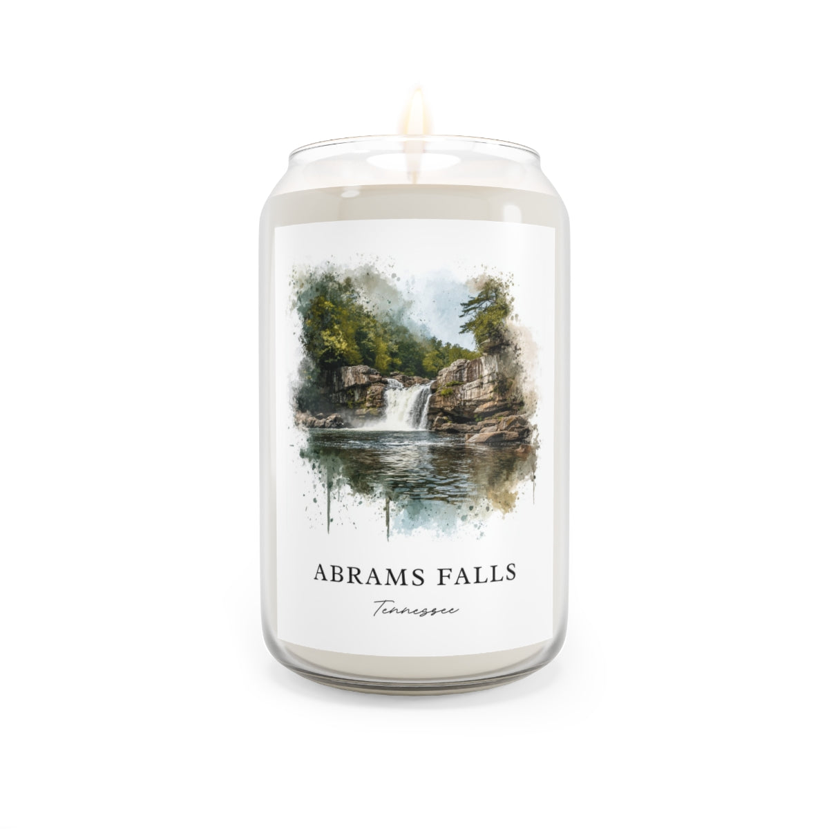 Abrams Falls, Tennessee scented soy candle