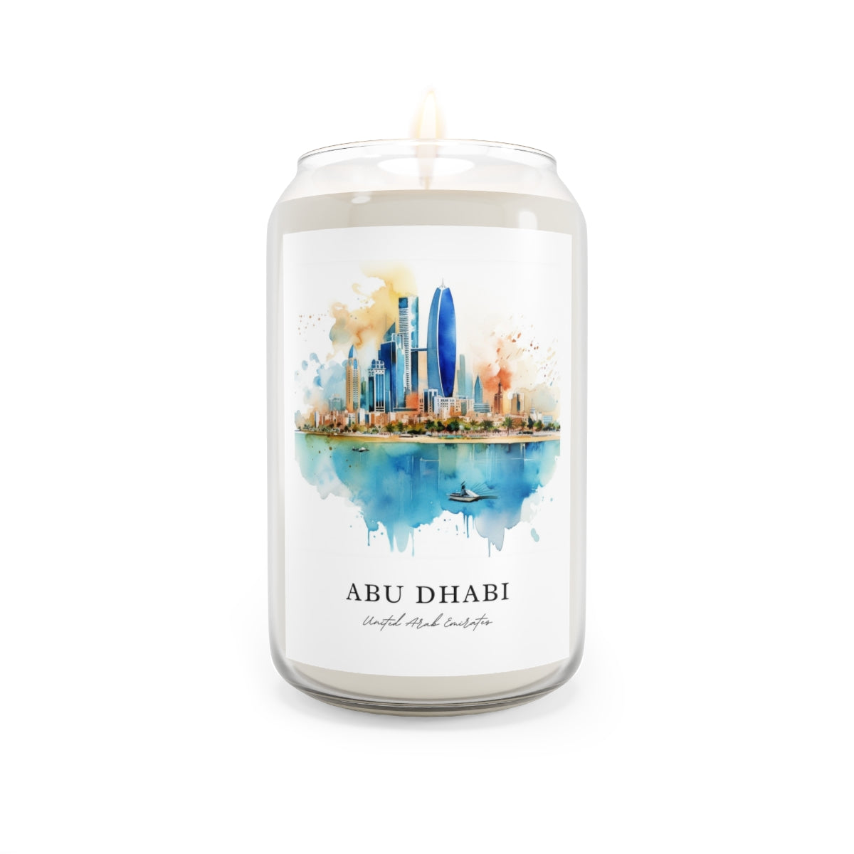 Abu Dhabi, United Arab Emirates scented soy candle