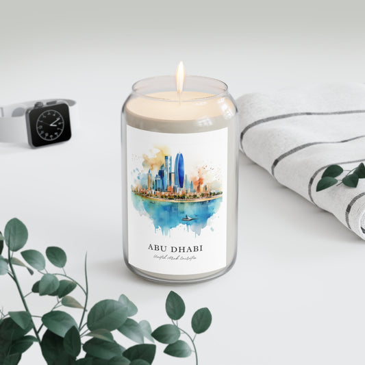 Abu Dhabi, United Arab Emirates scented soy candle