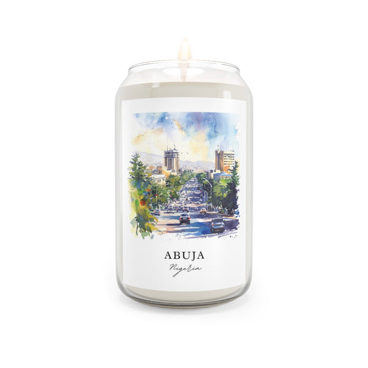 Abuja, Nigeria scented soy candle