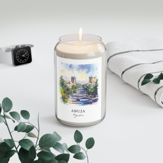 Abuja, Nigeria scented soy candle