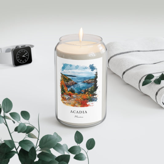 Acadia, Maine scented soy candle