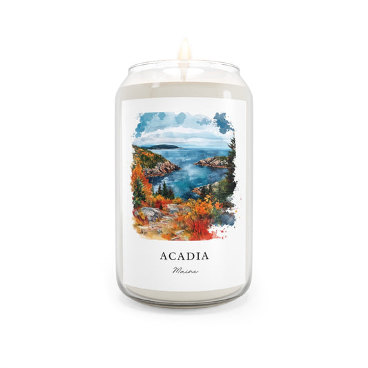 Acadia, Maine scented soy candle