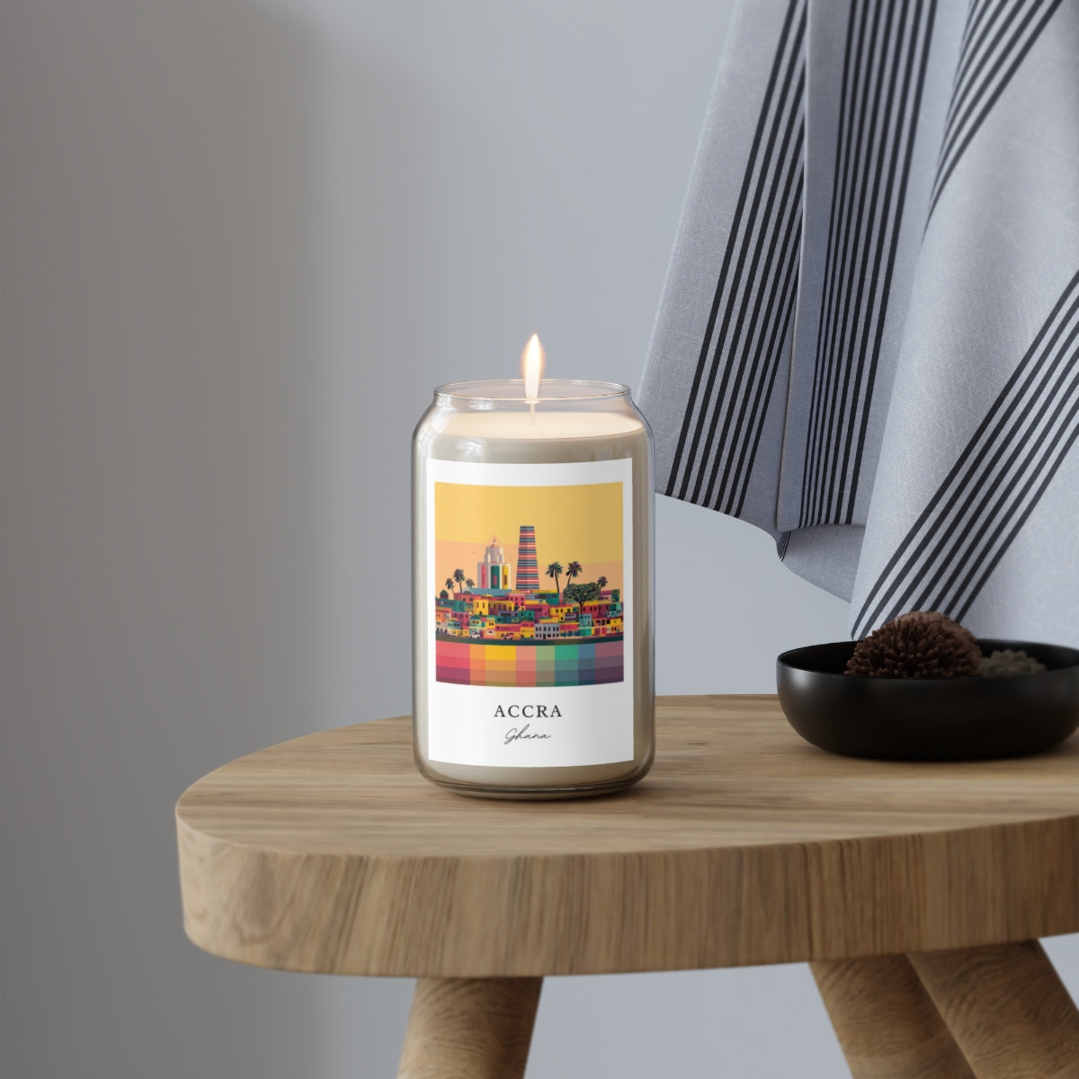 Accra, Ghana scented soy candle