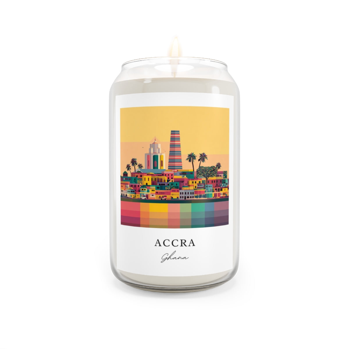 Accra, Ghana scented soy candle