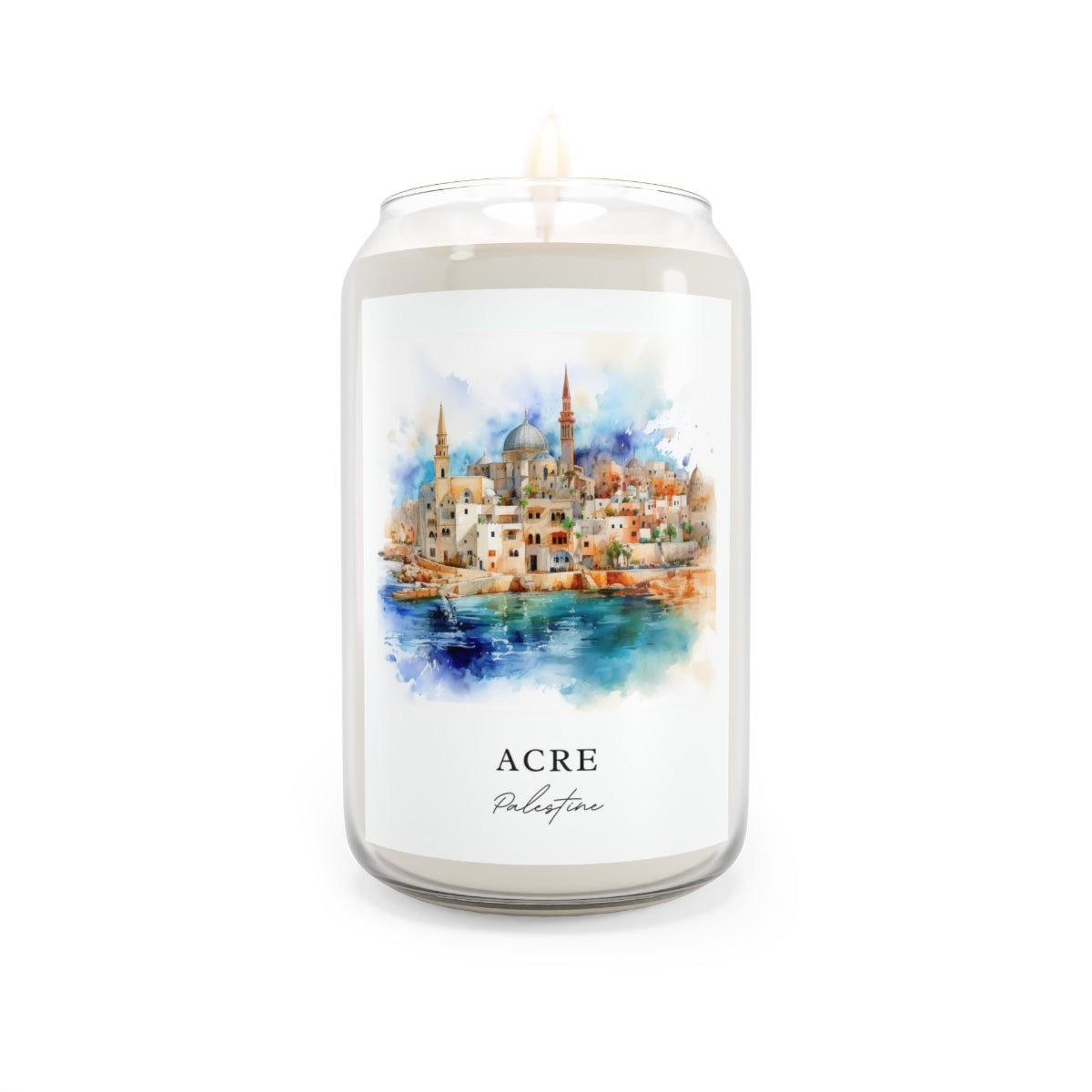 Acre, Palestine scented soy candle