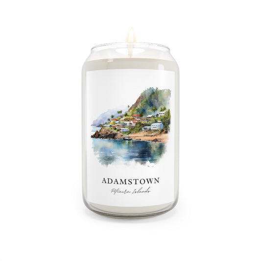 Adamstown, Pitcairn Islands scented soy candle