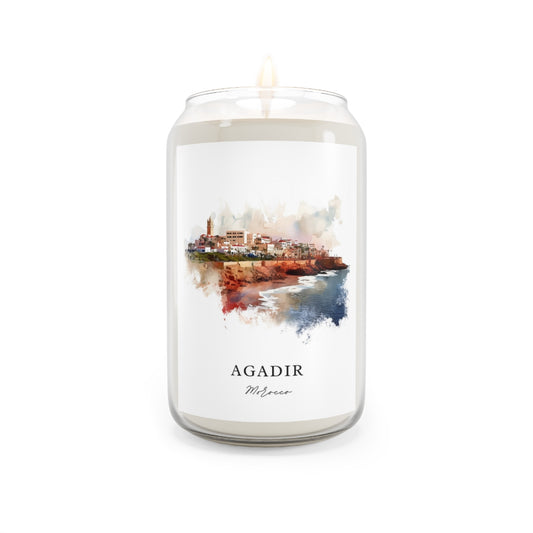 Agadir, Morocco scented soy candle