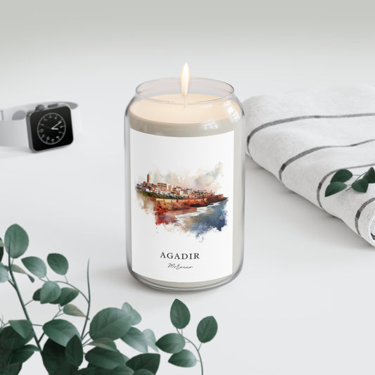 Agadir, Morocco scented soy candle