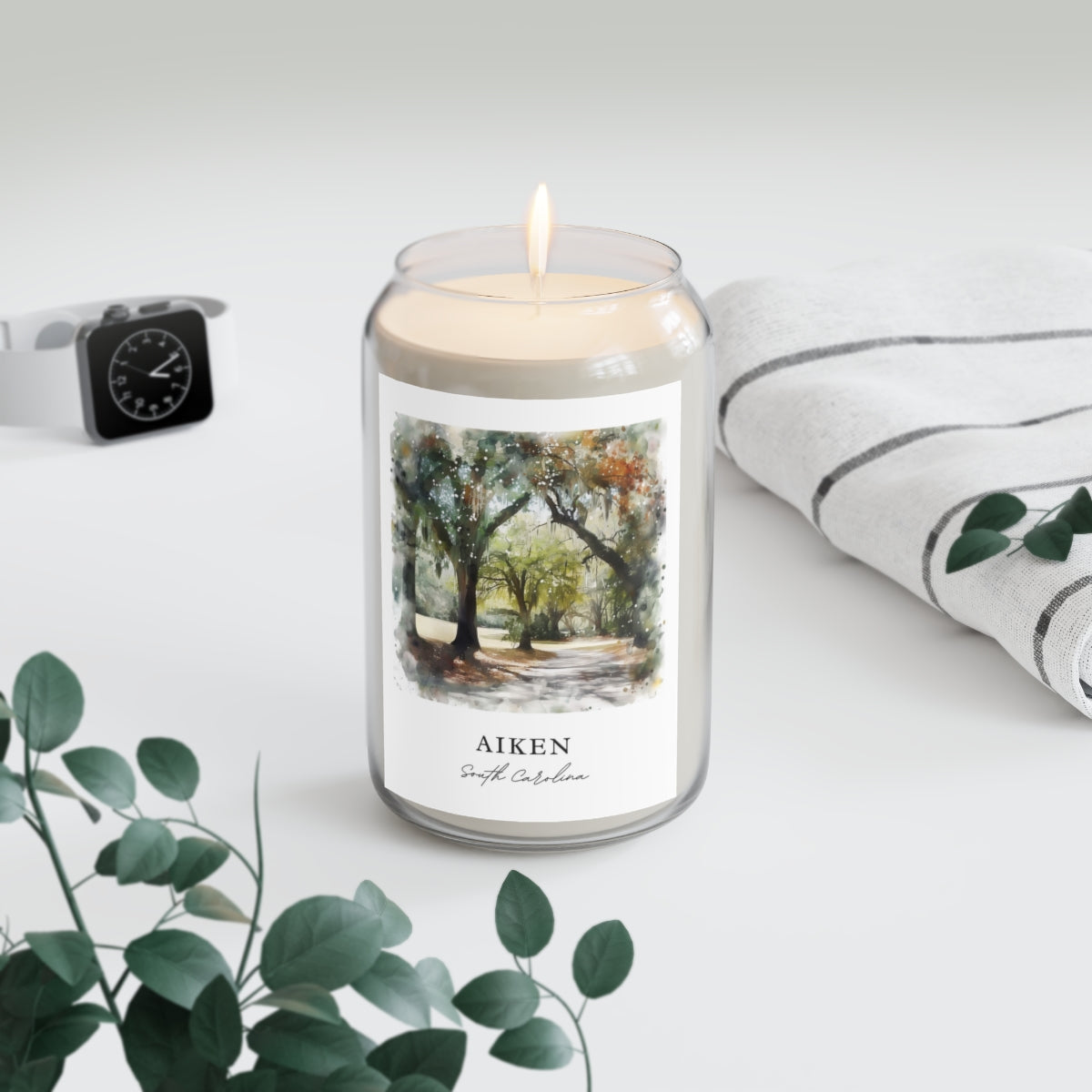 Aiken, South Carolina scented soy candle