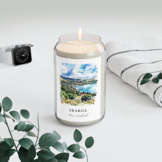 Akaroa, New Zealand scented soy candle