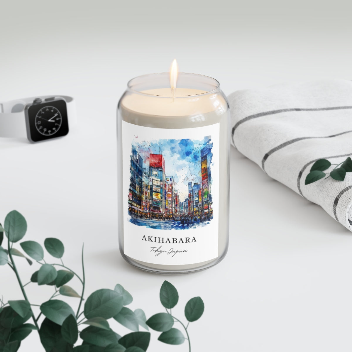 Akihabara, Tokyo Japan scented soy candle