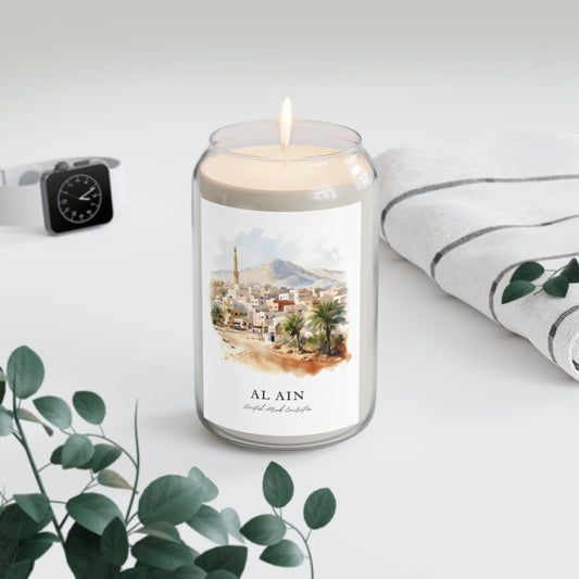 Al Ain, United Arab Emirates scented soy candle