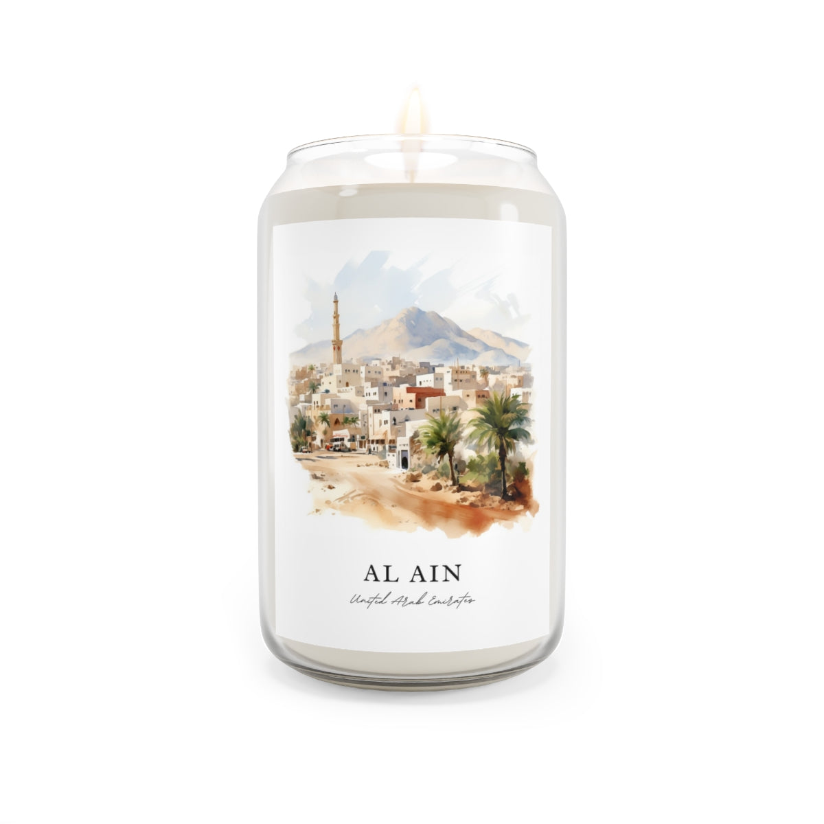Al Ain, United Arab Emirates scented soy candle