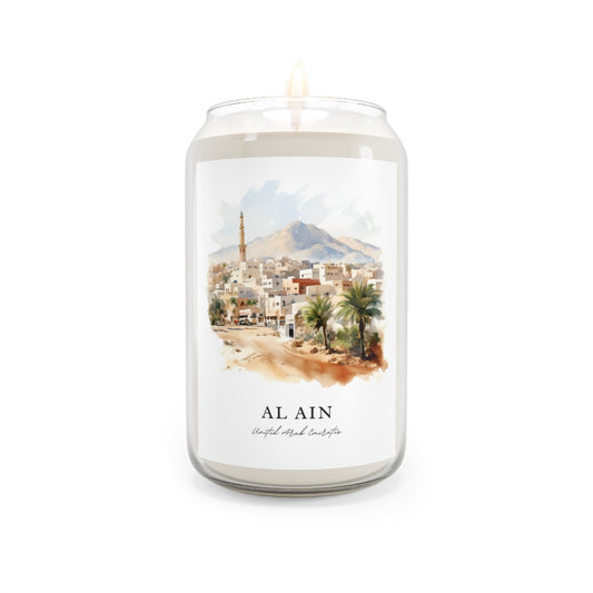 Al Ain, United Arab Emirates scented soy candle