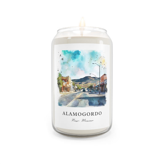 Alamogordo, New Mexico scented soy candle