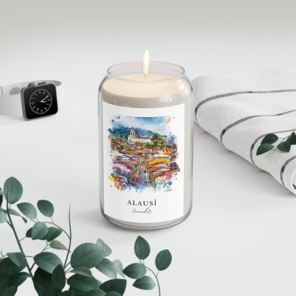 Alausí, Ecuador scented soy candle