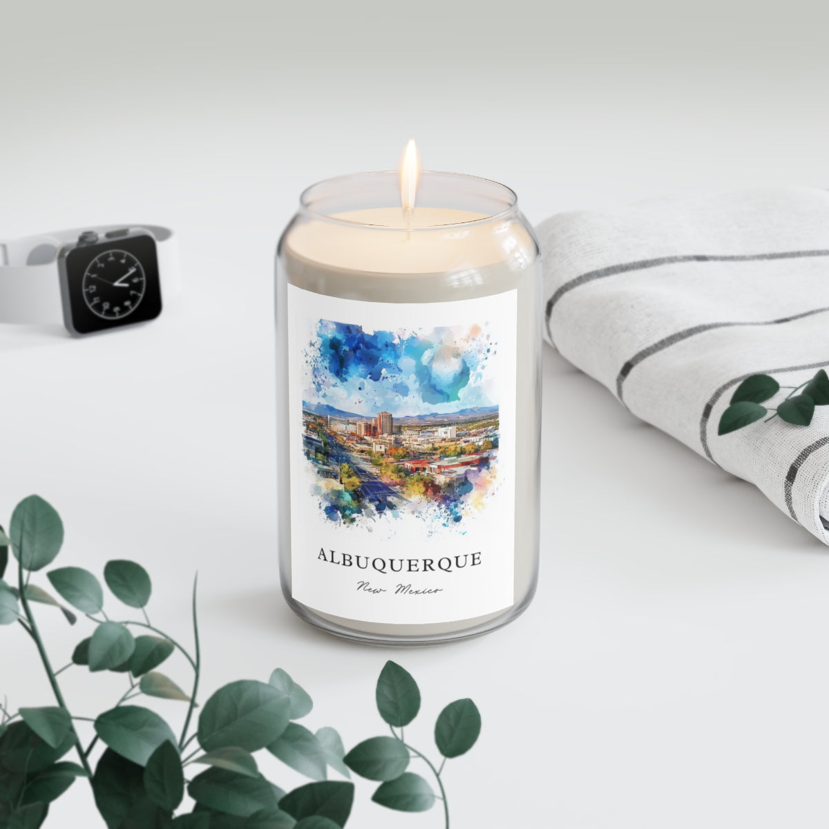 Albuquerque, New Mexico scented soy candle