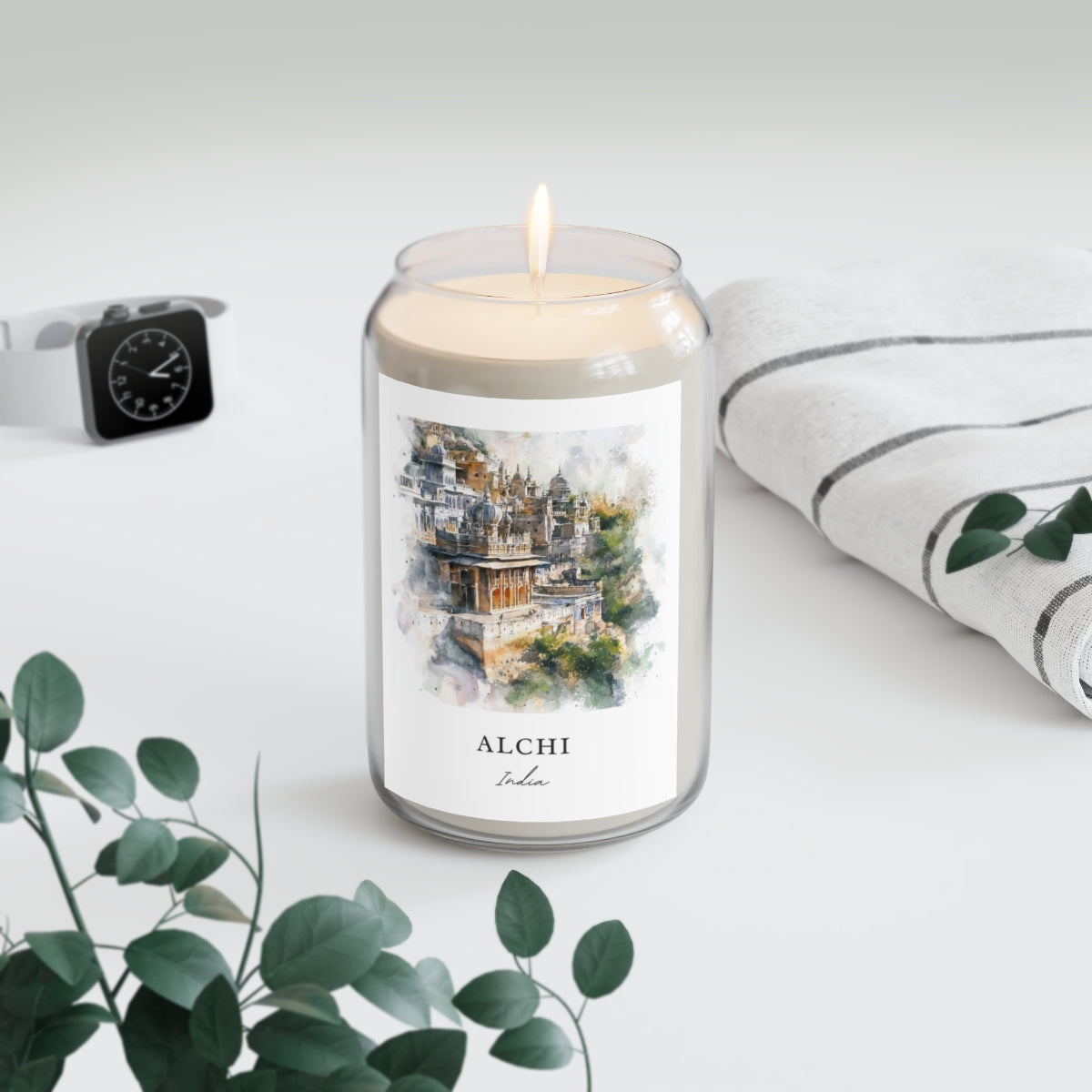 Alchi, India scented soy candle