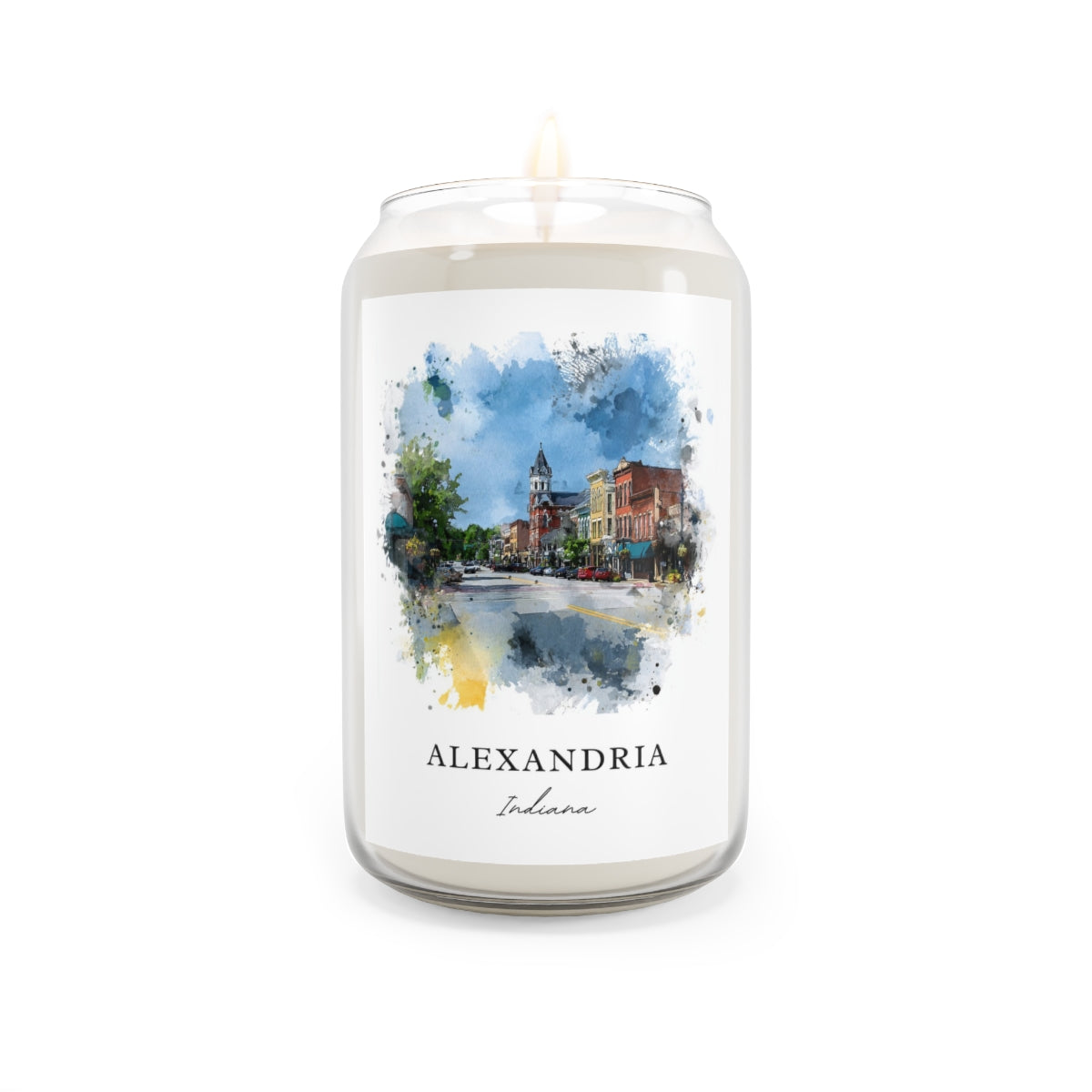 Alexandria, Indiana scented soy candle