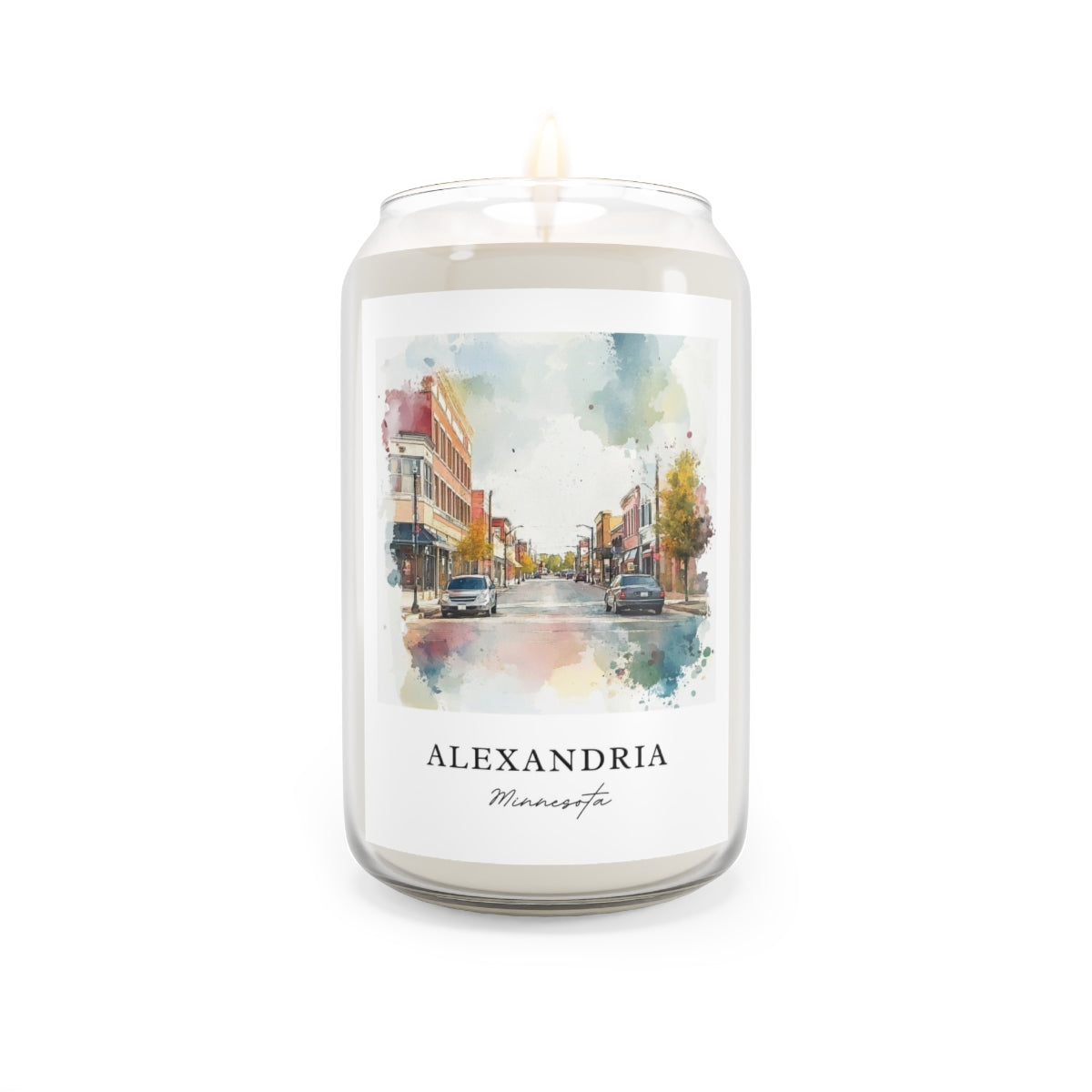 Alexandria, Minnesota scented soy candle