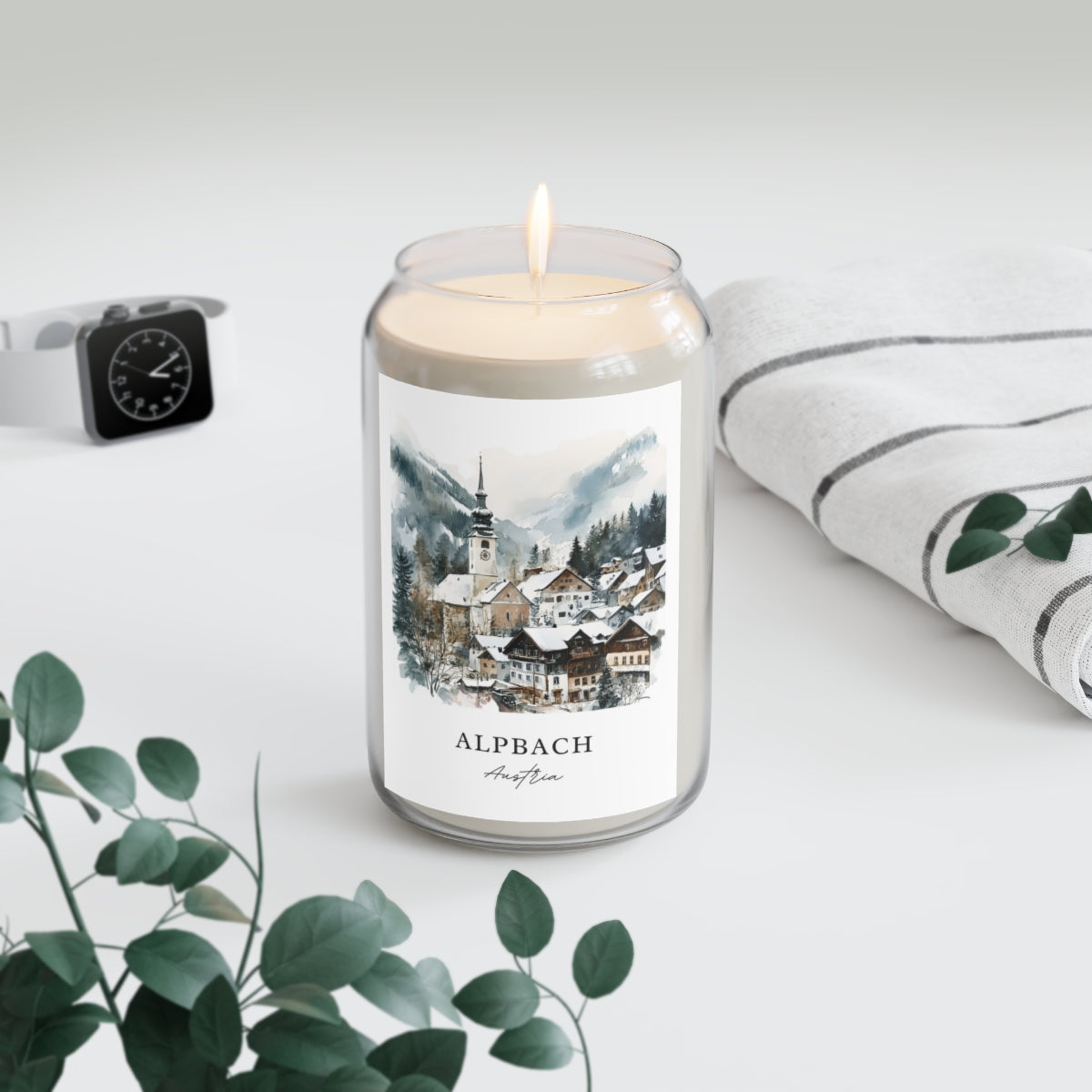 Alpbach, Austria scented soy candle
