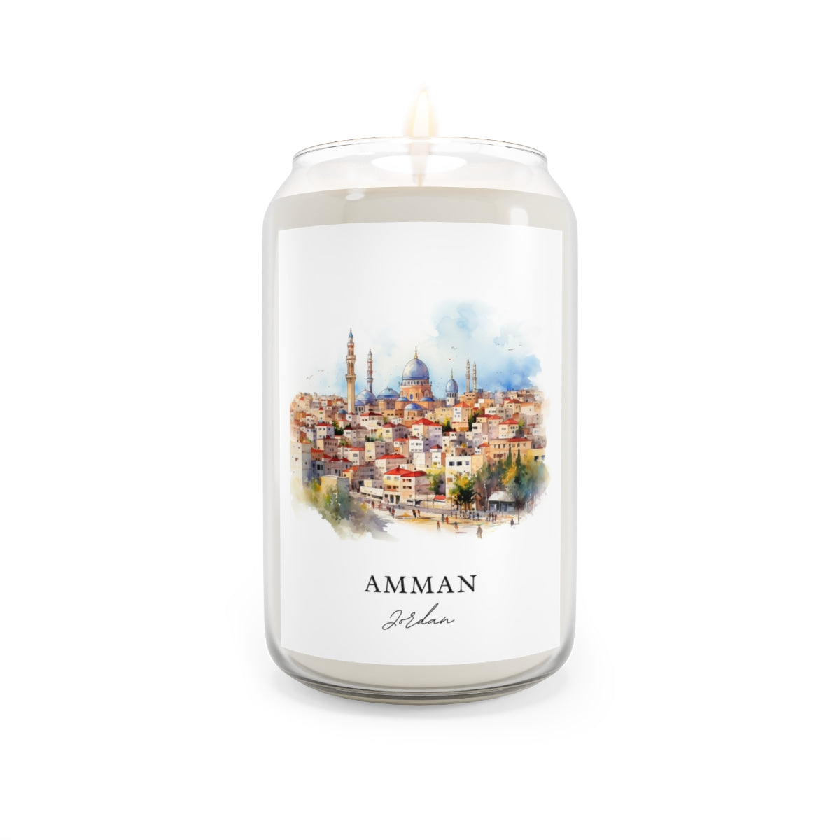 Amman, Jordan scented soy candle