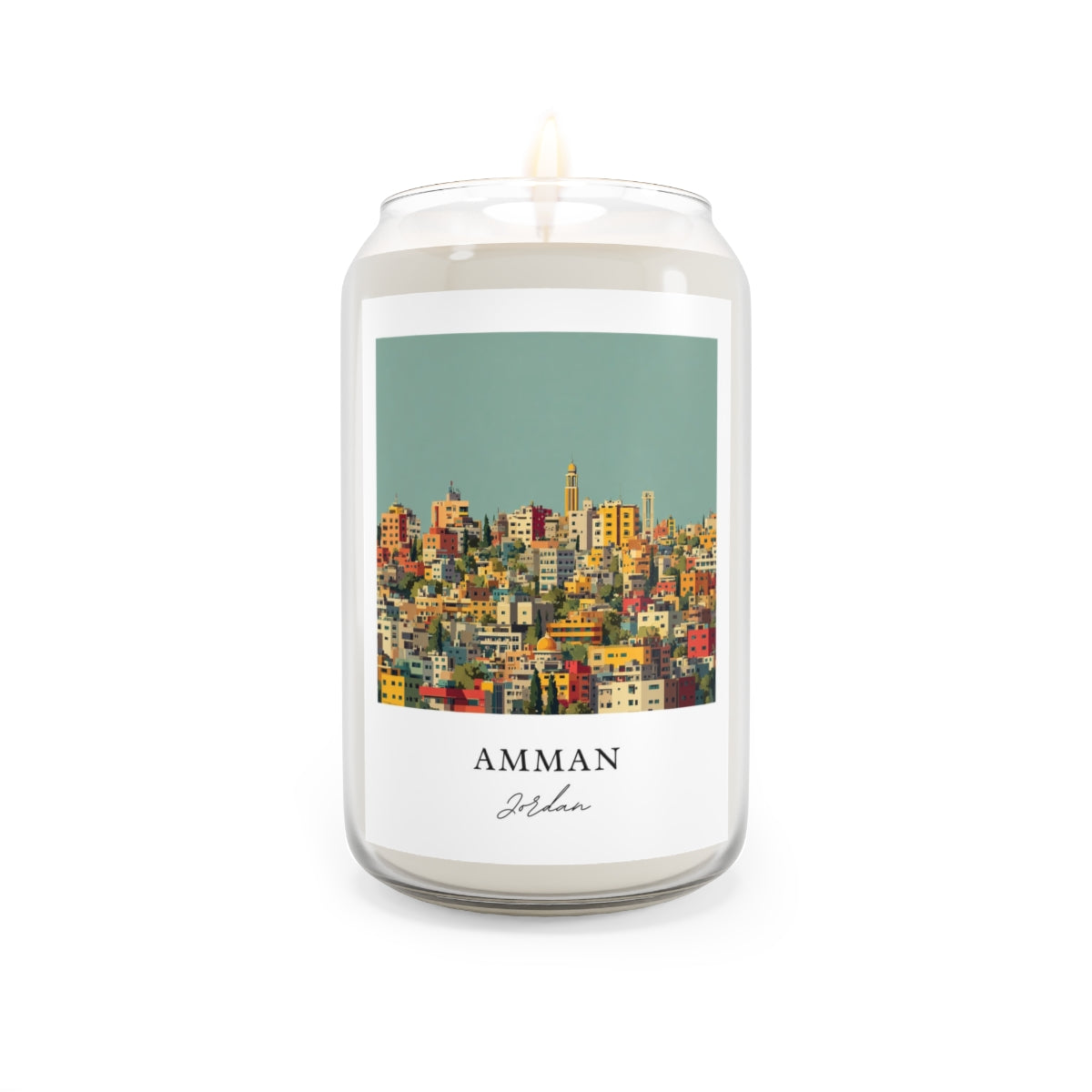 Amman, Jordan scented soy candle