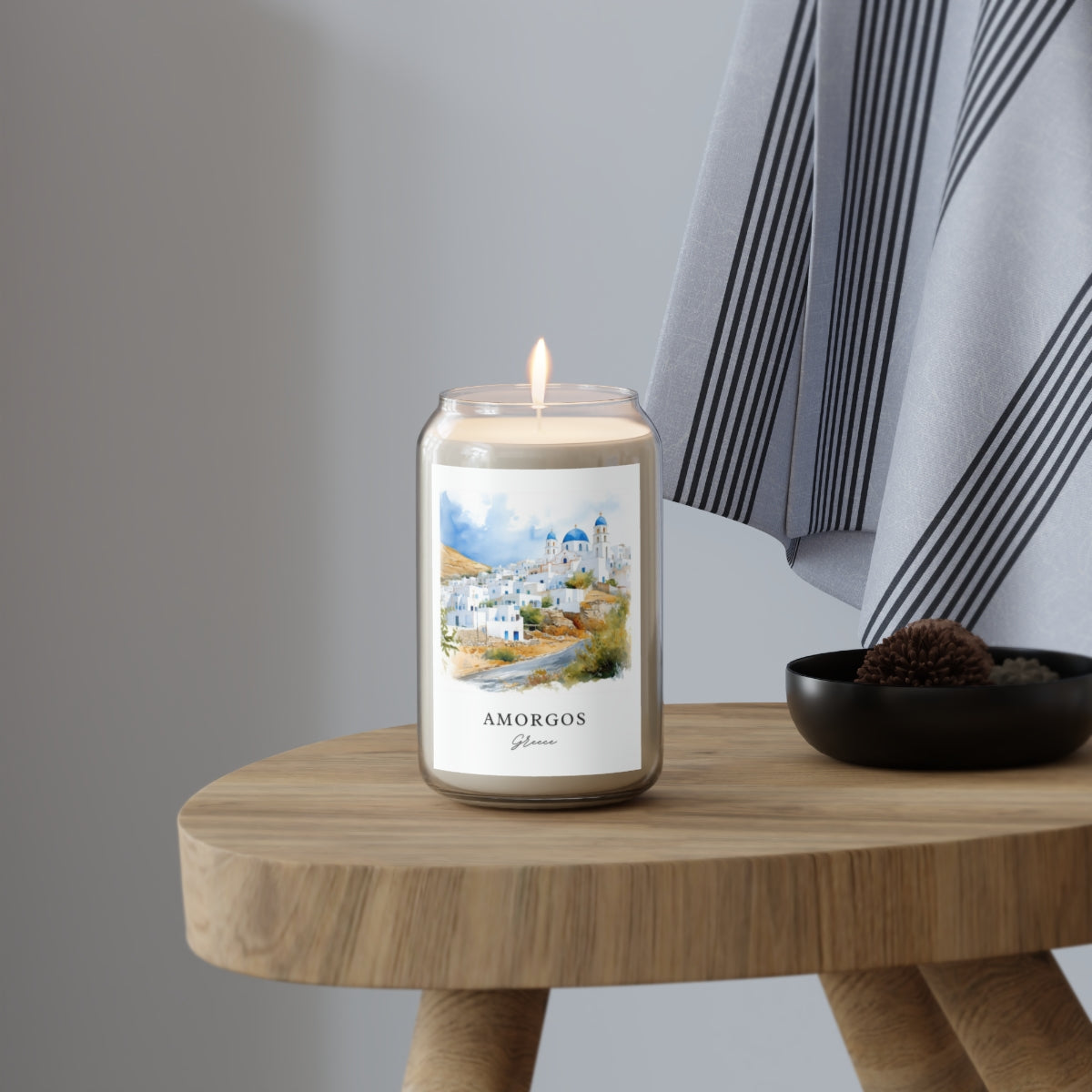 Amorgos, Greece scented soy candle