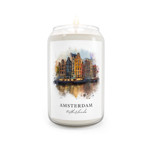 Amsterdam, Netherlands scented soy candle