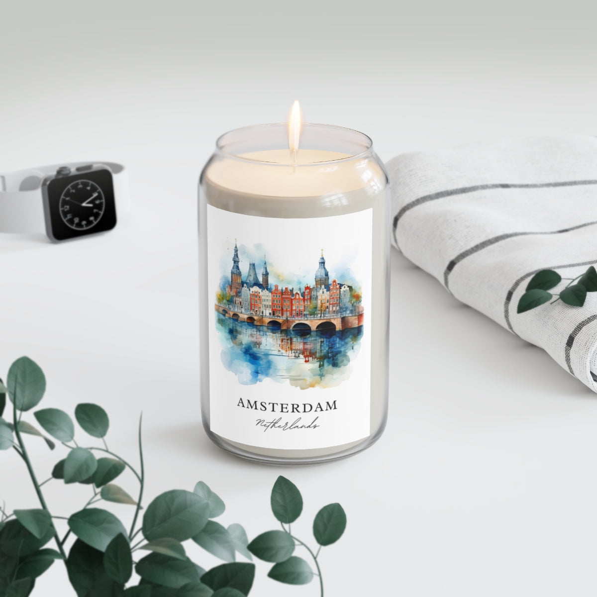 Amsterdam, Netherlands scented soy candle