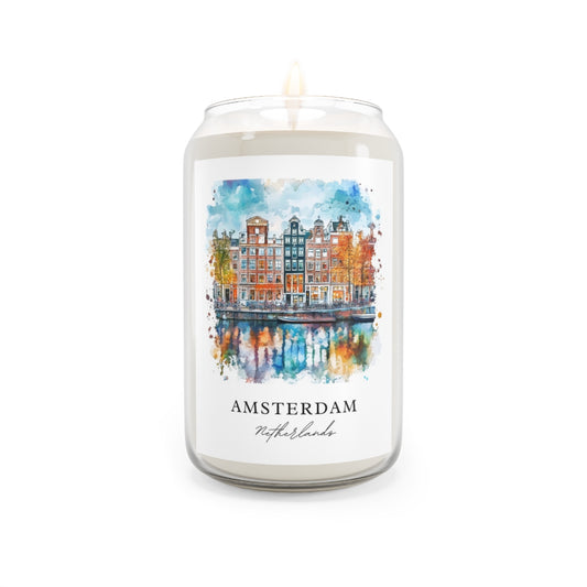 Amsterdam, Netherlands scented soy candle