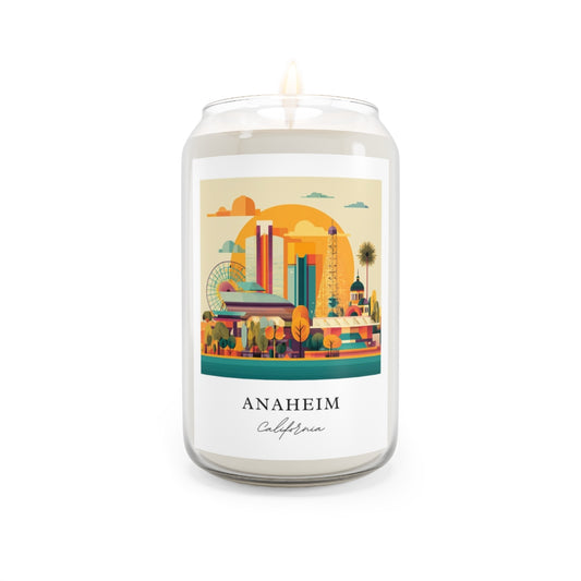 Anaheim, California scented soy candle