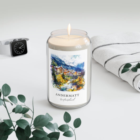 Andermatt, Switzerland scented soy candle